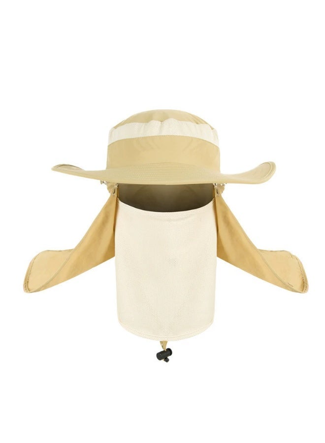 Boonie Hat With Neck Cover For Dust Protection