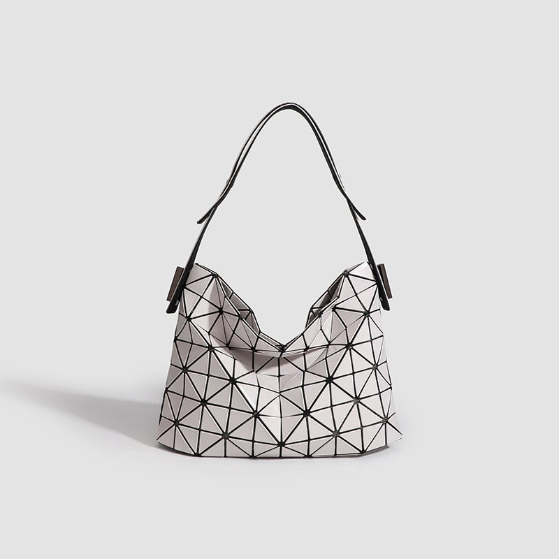 Baguette Bag Underarm Bag Style Bag Women'S Geometric Plaid Bag High-End Western Style Shoulder Bag Handbag - Image 4