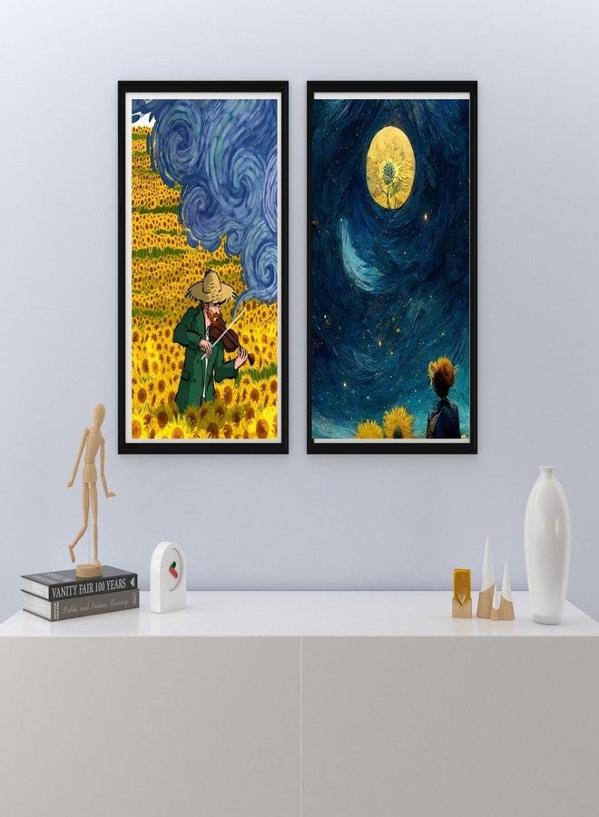 Posters Inc Aesthetic Posters for Living Room, Wall Art Decor, Home Decor Items for House Warming, Gifts For Women, Birthday Gift Items, Art Kit of 12 A4 Size Not Framed - Glue Dots Included - Image 5