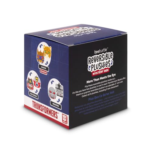 TeeTurtle Transformers 3" Reversible Plush Mystery Box - Cute Kawaii Surprise Soft Stuffed Animal Blind Box - Image 3