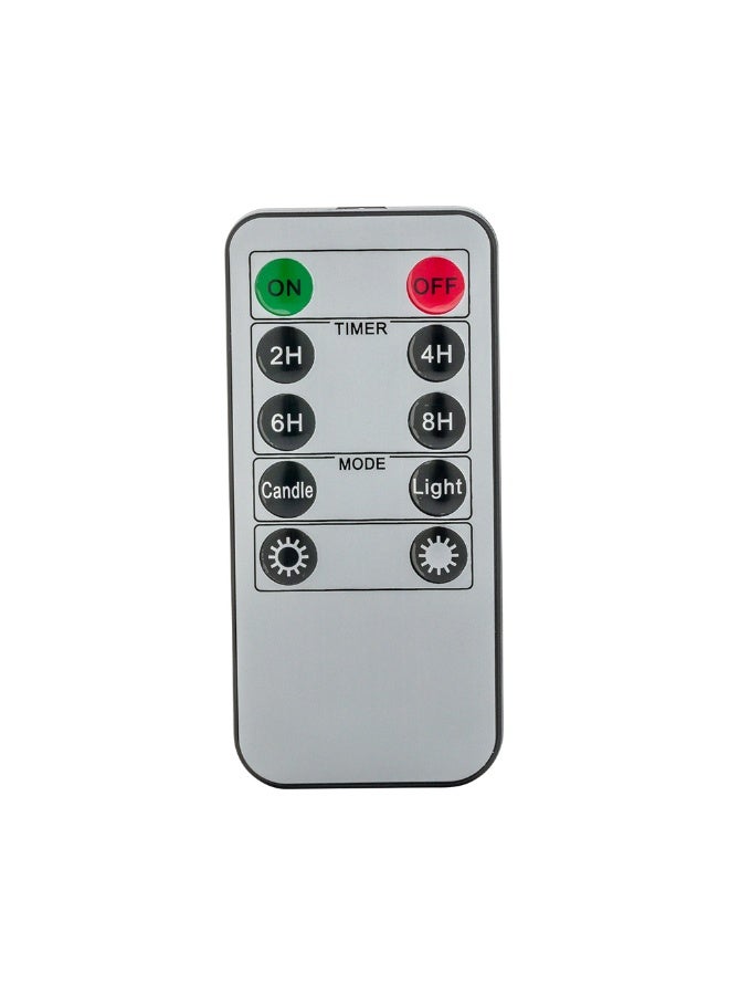 Restaurantware REMOTE ONLY: 1 Fire Tek Remote For Fire Tek LED Candles - COMPATIBLE WITH FIRE TEK CANDLES ONLY, CANDLES SOLD SEPARATELY, Multiple Modes, Batteries Included, Remote For Candles - Image 1