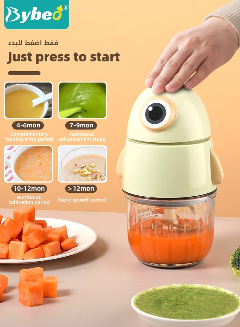 بيبو 13 في 1صانع طعام الأطفال، مجموعة هدايا محضر طعام الأطفال (للفواكه والخضروات واللحوم)، خلاط طعام للأطفال الصغار مع حاوية طعام للأطفال، طبق لتجميد طعام الأطفال، ملعقة سيليكون، ملعقة سيليكون - Image 3