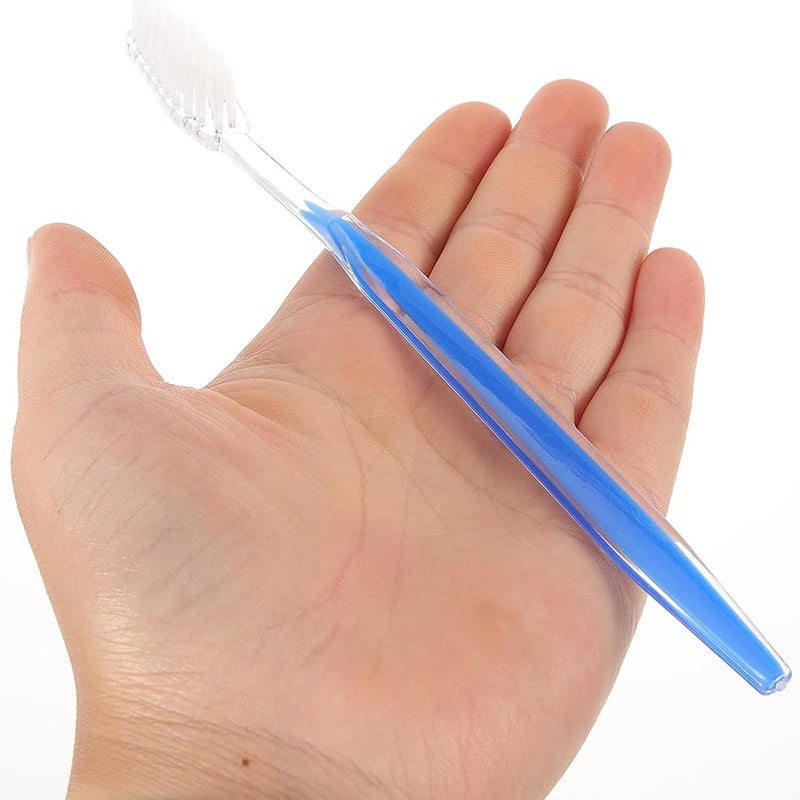 50 قطعة فرشاة أسنان سفر ناعمة الشعيرات تستخدم لمرة واحدة محمولة للتخييم والفنادق للكبار - Image 5