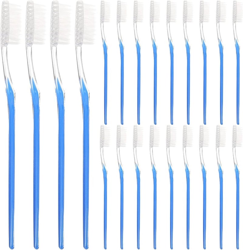 50 قطعة فرشاة أسنان سفر ناعمة الشعيرات تستخدم لمرة واحدة محمولة للتخييم والفنادق للكبار - Image 2