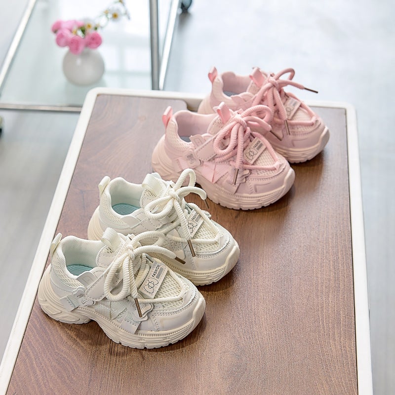 Mesh Sneakers Lightweight Flexible Sole Walking Shoes For Kids Indoor And Outdoor Activities - Image 3