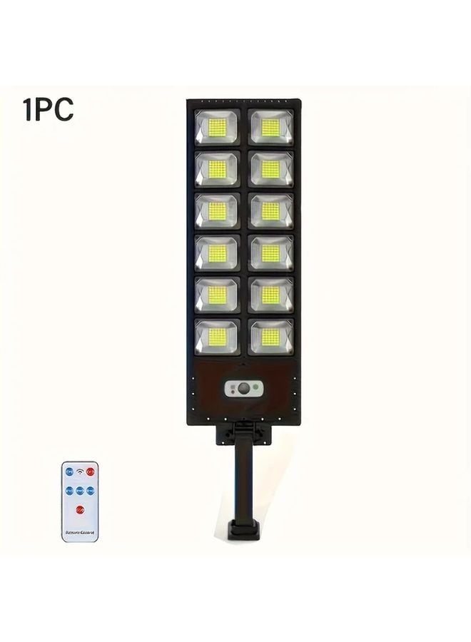 1 قطعة 504 مصباح شارع ذكي يعمل بالطاقة الشمسية مع استشعار الحرية ووحدة تحكم عن بعد - Image 1