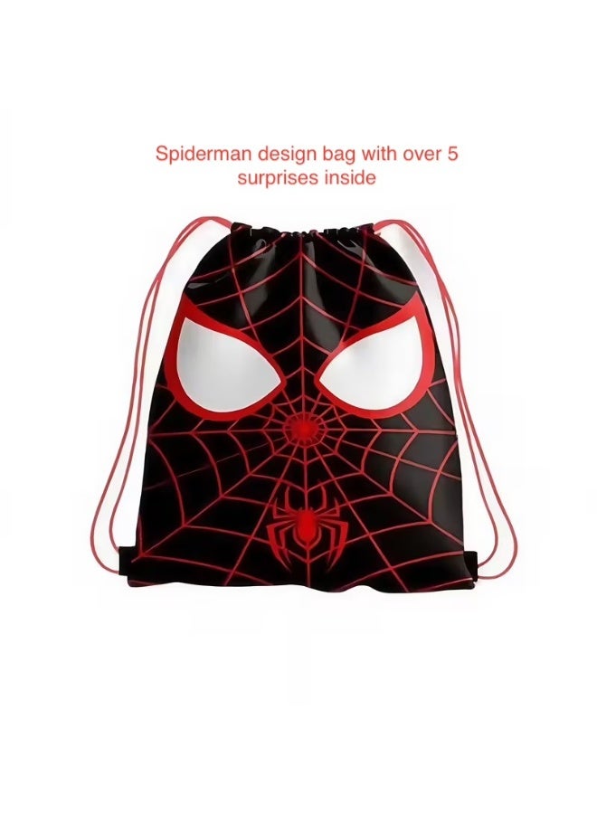 Spiderman design bag with 5 surprise ideal for birthday gifts and return gifts party favors