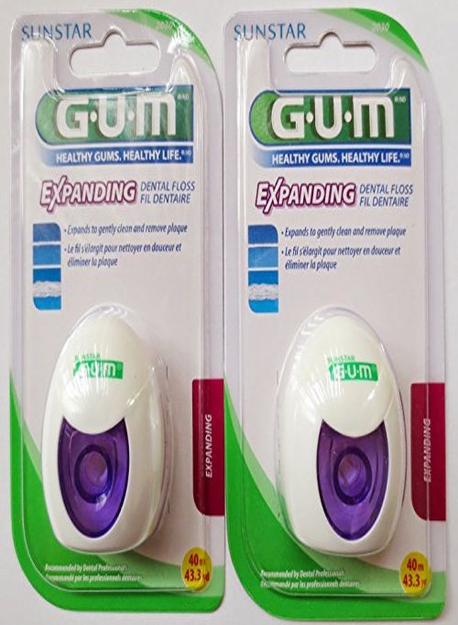 Gum Expanding Dental Floss 2030 43.3 Yd (Pack Of 2) - Image 1
