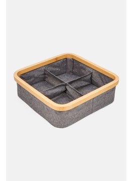 YOTO Foldable Organizer With Compartment, Grey  - Image 2