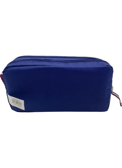 يو اس بولو اسن Embossed Pencil Case Navy Blue