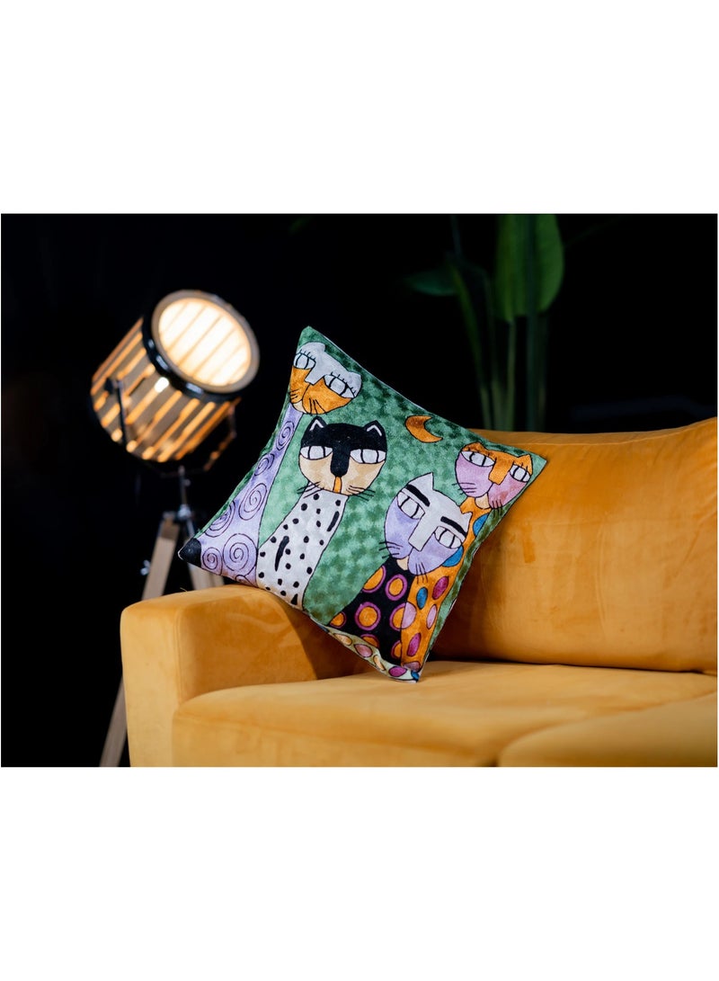 Ethereal Embroidery Cushion Cover