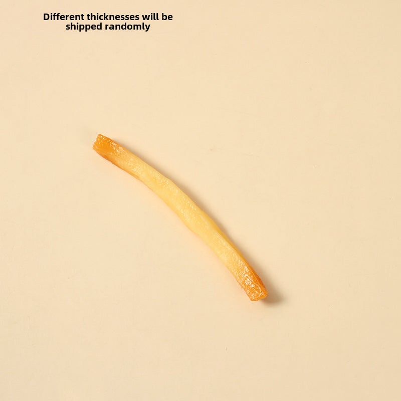 Fried Chicken Leg Keychain Simulation Model Toy Light French Fries (No Button)