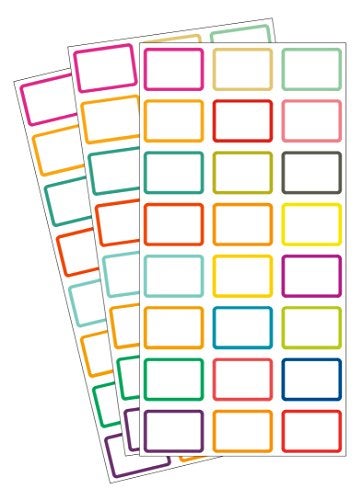 Lil' Labels Date Labels, Bottle Labels, Write-On for Daycare, Removable Labels, Food Container Jar Kitchen Labels, Freezer-Safe Breast Milk Storage Bag Labels, Blank, Washable, Multi-Color - Image 2