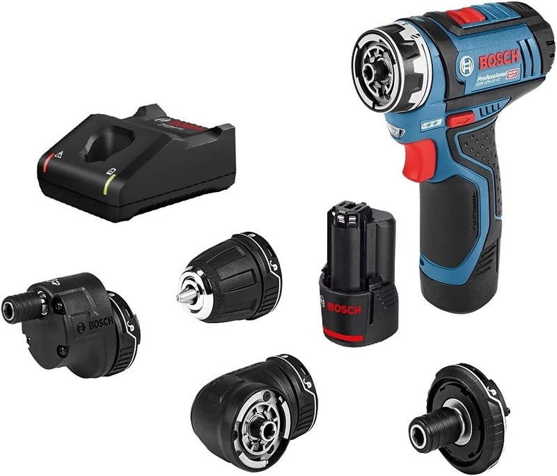 بوش أدوات كهربائية Gsr 12V-15 Fc Fc، مثقاب، Gsr 12 V-15، بطاريتان سعة 2 أمبير/ساعة - Image 1