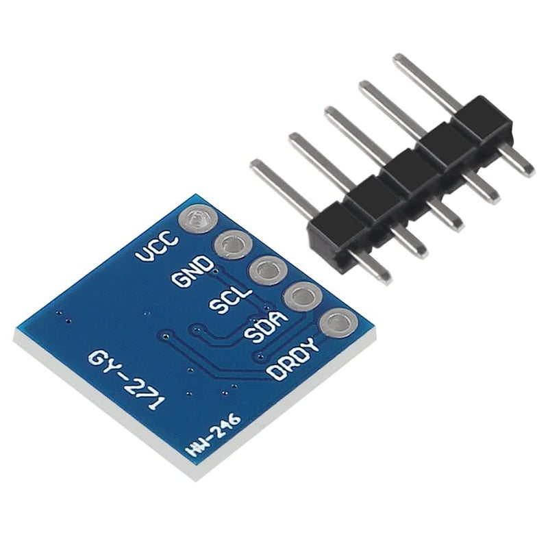 Electrobot GY271 HMC5883L 3-Axis Compass Magnetometer Sensor Module with I2C Interface for Rduino UNO Microcontrollers Robotics Drones UAV Navigation Direction Detection Projects - Image 2