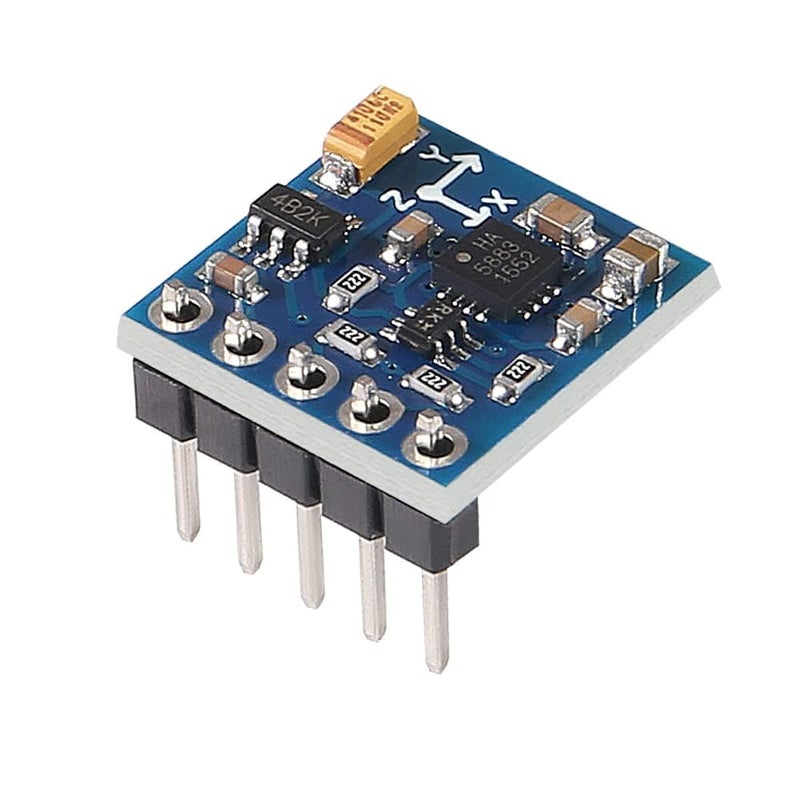Electrobot GY271 HMC5883L 3-Axis Compass Magnetometer Sensor Module with I2C Interface for Rduino UNO Microcontrollers Robotics Drones UAV Navigation Direction Detection Projects - Image 4