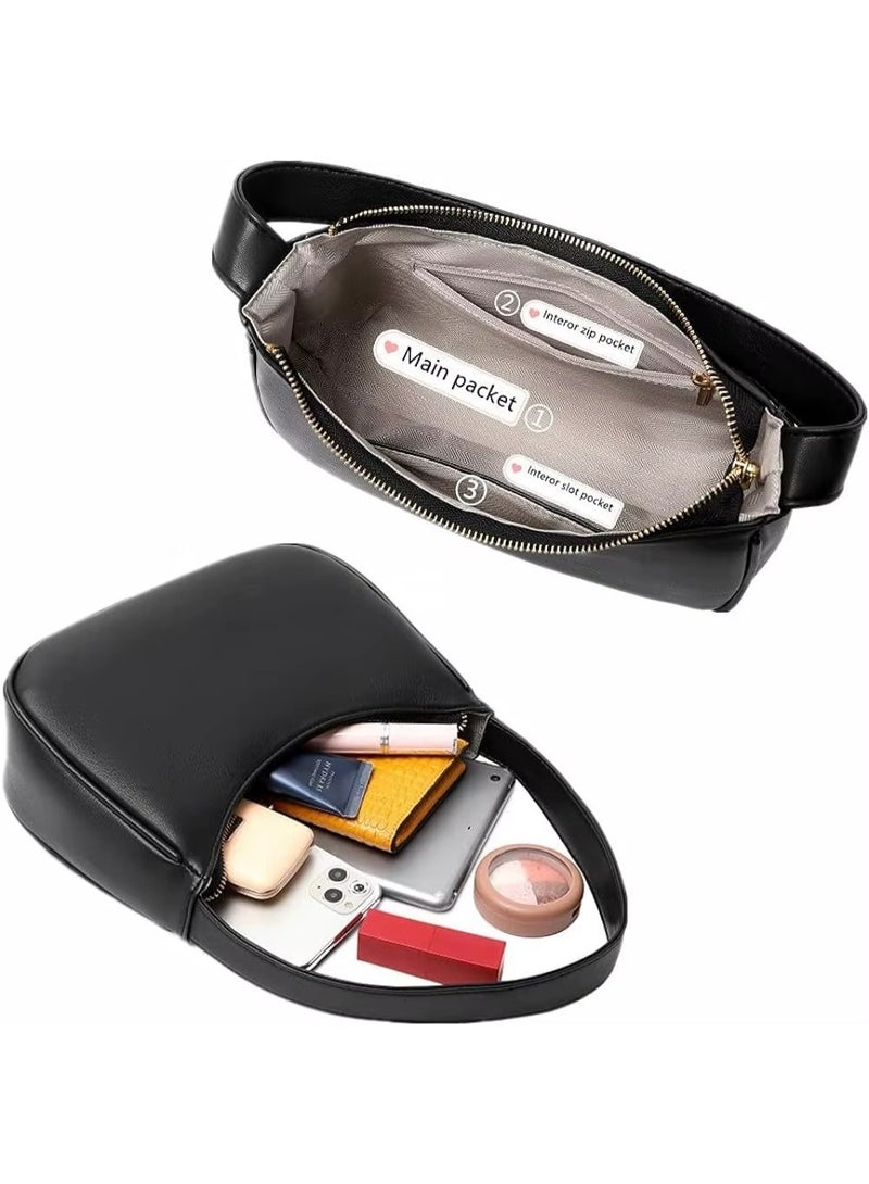 Luxury PU Leather Women's Shoulder Handbag - Image 4