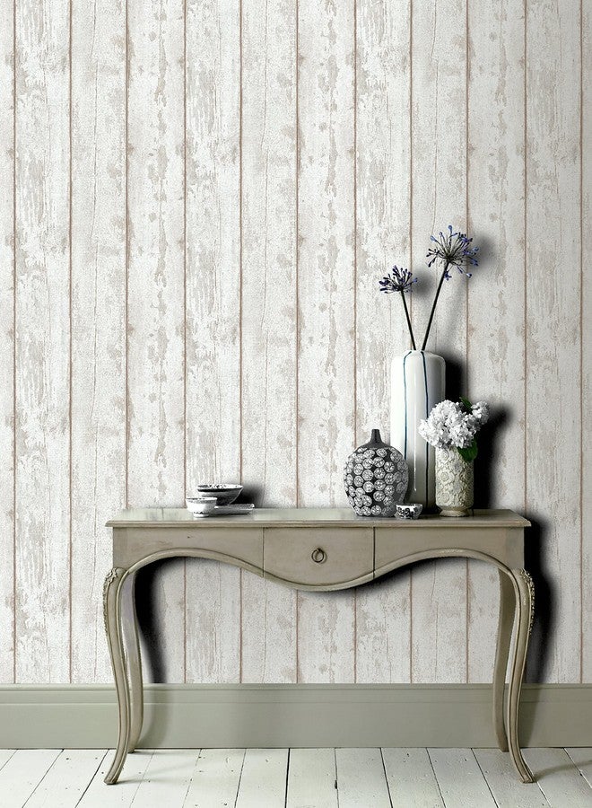 Arthouse ArtiSTICK White Washed Wood - Peel and Stick Self Adhesive Wallpaper 6m/19.6 Foot Long - Great for Upcycling Furniture - Cabinets Kitchen Drawers Shelves - Peel & Stick 300205 - Image 2
