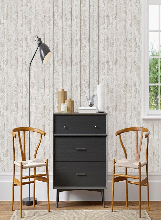 Arthouse ArtiSTICK White Washed Wood - Peel and Stick Self Adhesive Wallpaper 6m/19.6 Foot Long - Great for Upcycling Furniture - Cabinets Kitchen Drawers Shelves - Peel & Stick 300205 - Image 3