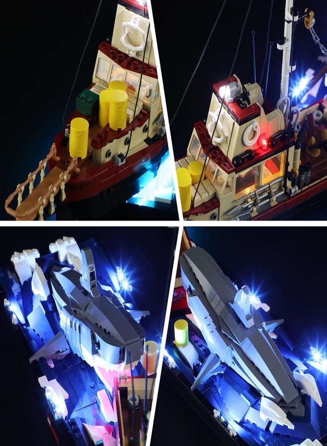 BRIKSMAX Light Kit for Jaws - LED Lighting Compatible with Lego Ideas 21350 Building Set - Image 3