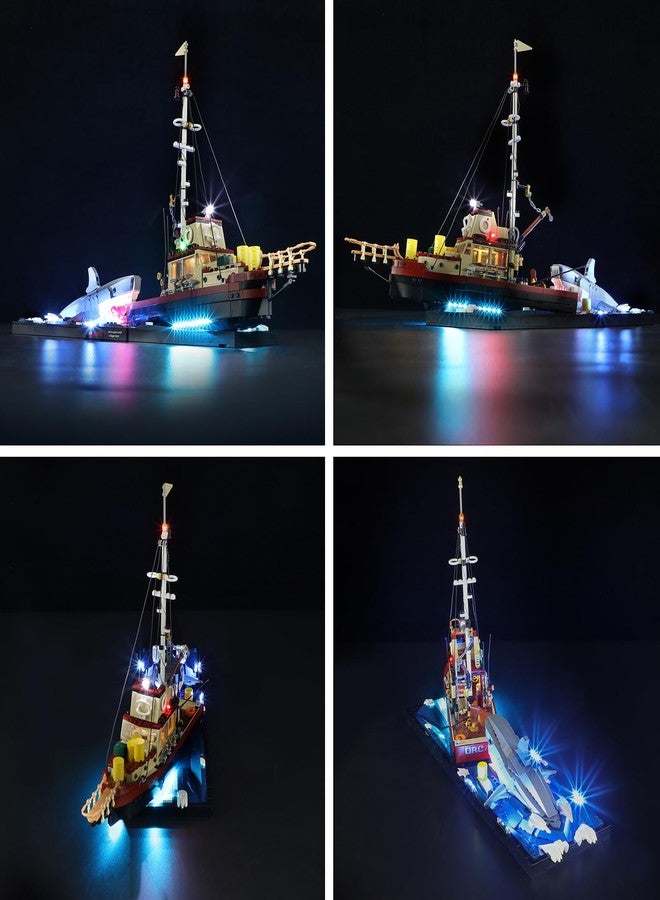BRIKSMAX Light Kit for Jaws - LED Lighting Compatible with Lego Ideas 21350 Building Set - Image 5