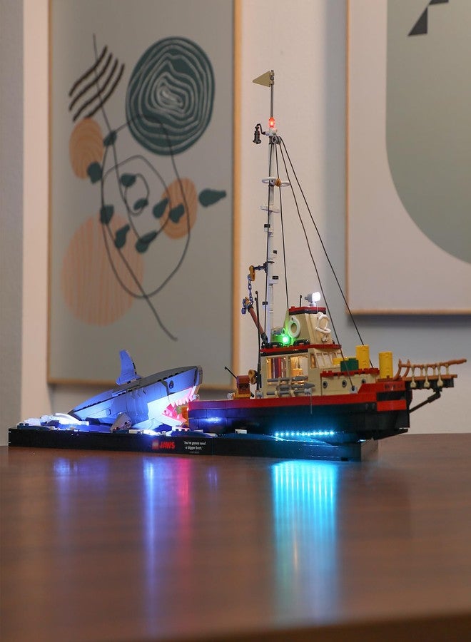 BRIKSMAX Light Kit for Jaws - LED Lighting Compatible with Lego Ideas 21350 Building Set - Image 2