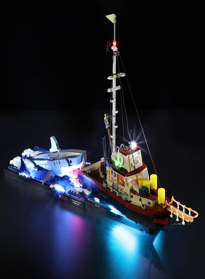 BRIKSMAX Light Kit for Jaws - LED Lighting Compatible with Lego Ideas 21350 Building Set - Image 1
