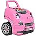 Qaba Truck Engine Toy Kids Mechanic Set with Lights Sounds Steering Wheel and Horn Pretend Car Service Station Play with 61Piece Included Toy Engine Building Kit for Kids Aged 3 Pink - Image 3