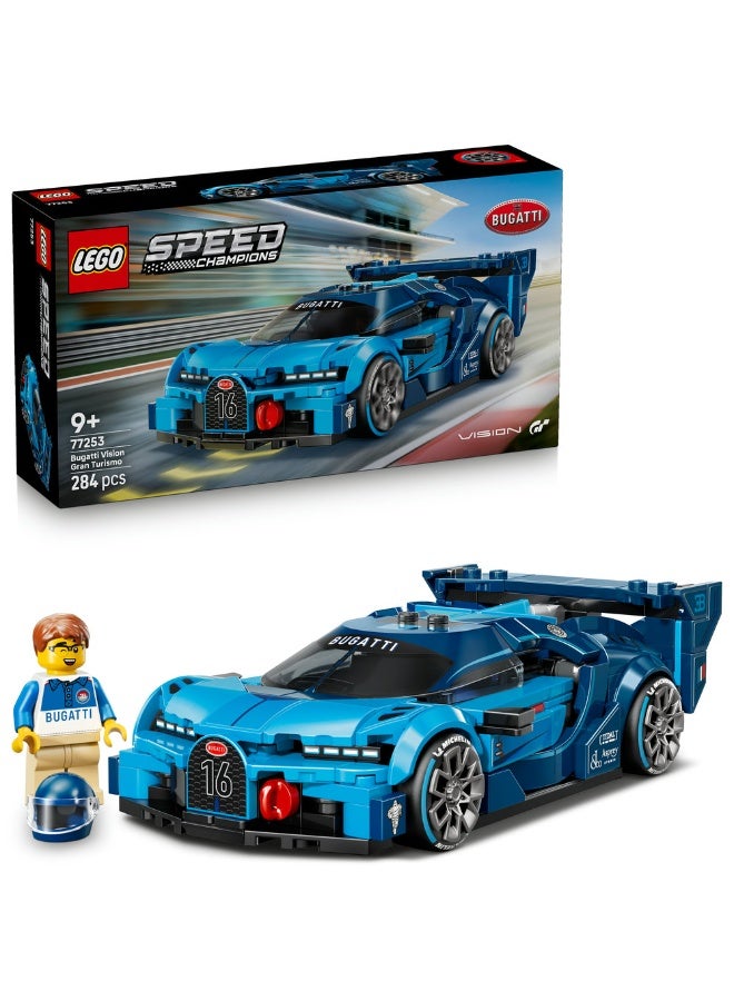 LEGO Speed Champions Bugatti Vision GT Hyper Sports Car 77253 (Age 9+, 284 Pieces) - Image 1