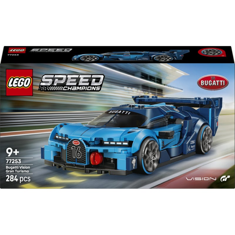 LEGO Speed Champions Bugatti Vision GT Hyper Sports Car 77253 (Age 9+, 284 Pieces) - Image 2