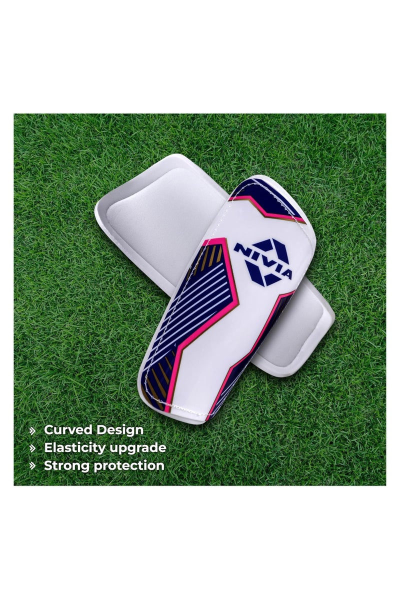 Nivia Classic Shin Guards with Sleeves For Youth & Adults | For Football Games Matches | Training, Basketball | Baseball | Cycling | Light Weight & Breathable with Lycra Sleeves - Image 4