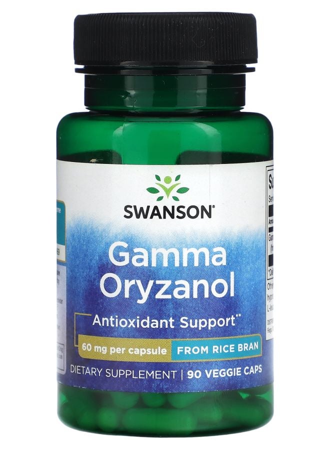 SWANSON Gamma Oryzanol 60 mg 90 Veggie Caps