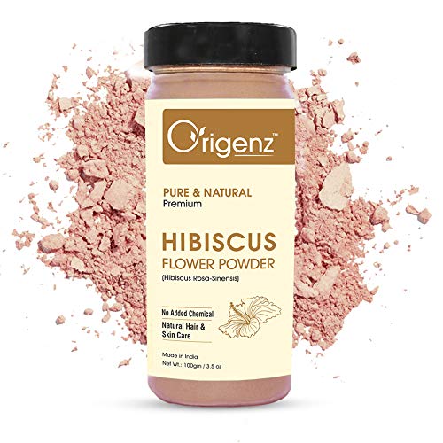Origenz Natural Hair Care 2 Powders Combo 200 gm - Hibiscus and Bhringraj Powder for Mask, Pack, Anti-Dandruff, Shine | In Jar (100gm X 2) - Image 2