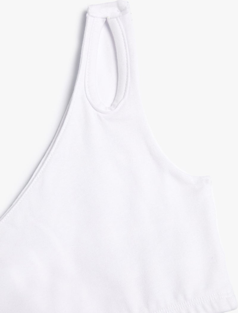 KOTON One Shoulder Athlete Cotton with Window Detail  - Image 2