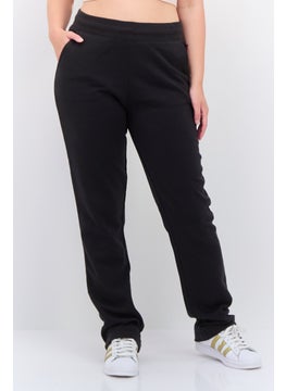 Robe Di Kappa Women Regular Fit Solid Pants, Black  - Image 1