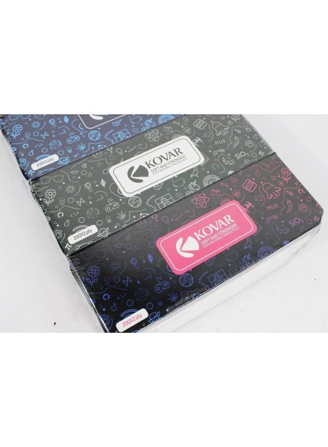 Kovar Premium 5-Pack Tissue Boxes – 200 Sheets X 2-Ply - Image 4