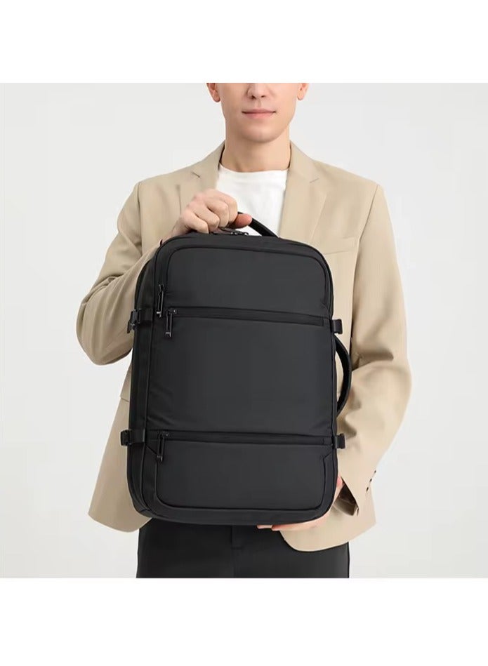 Meinaili Large Backpack Flight Waterproof Business Luggage Large Backpack Fits 17.3 Inch Laptop - Image 2