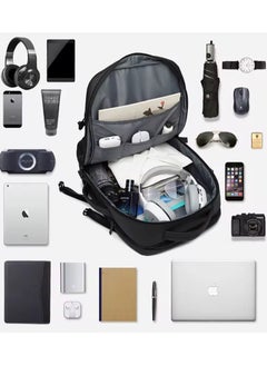مينيلي Meinaili Large Backpack Flight Waterproof Business Luggage Large Backpack Fits 17.3 Inch Laptop  - Image 3