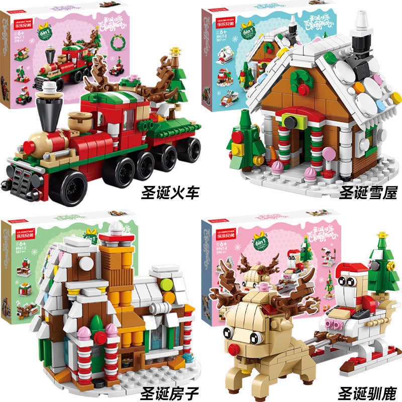 Compatible With Lego Santa Claus Building Blocks Toys, Christmas Tree, Holiday Gifts, Children'S Educational Assembling Toys For Boys And Girls - Image 4