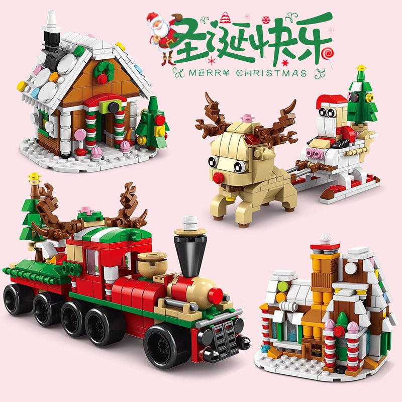 Compatible With Lego Santa Claus Building Blocks Toys, Christmas Tree, Holiday Gifts, Children'S Educational Assembling Toys For Boys And Girls - Image 3