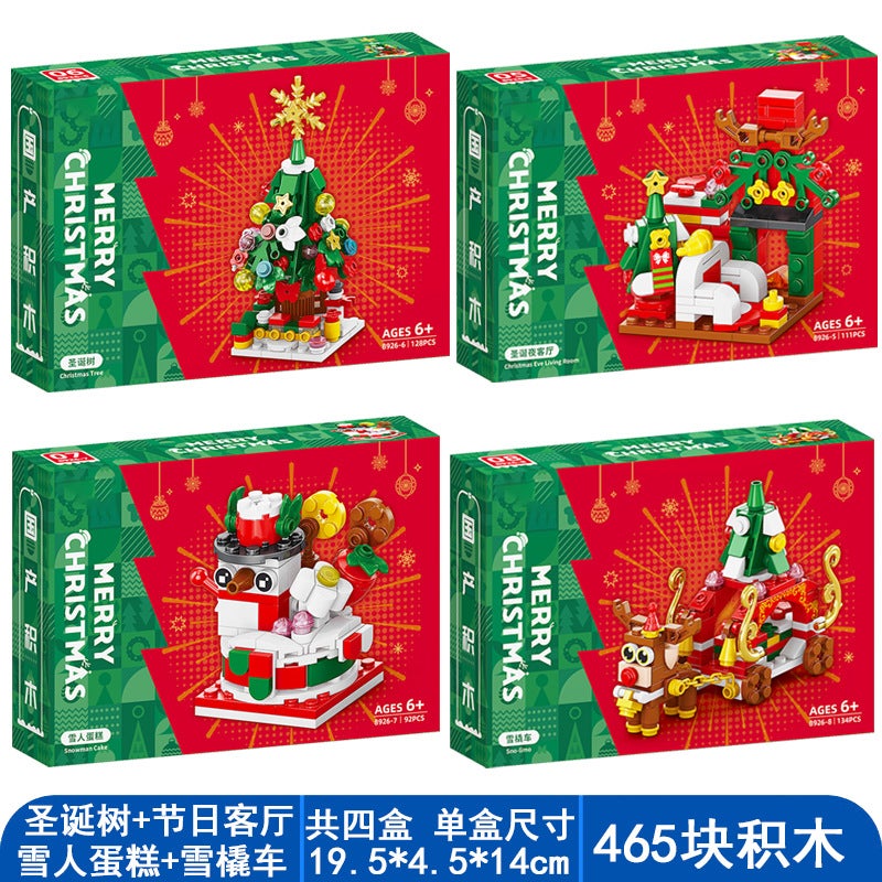 Compatible With Lego Santa Claus Building Blocks Toys, Christmas Tree, Holiday Gifts, Children'S Educational Assembling Toys For Boys And Girls - Image 1