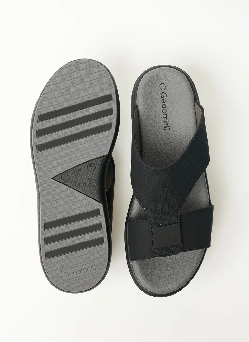 Geoomnii Geoomnii Mens Arabic Sandals Black