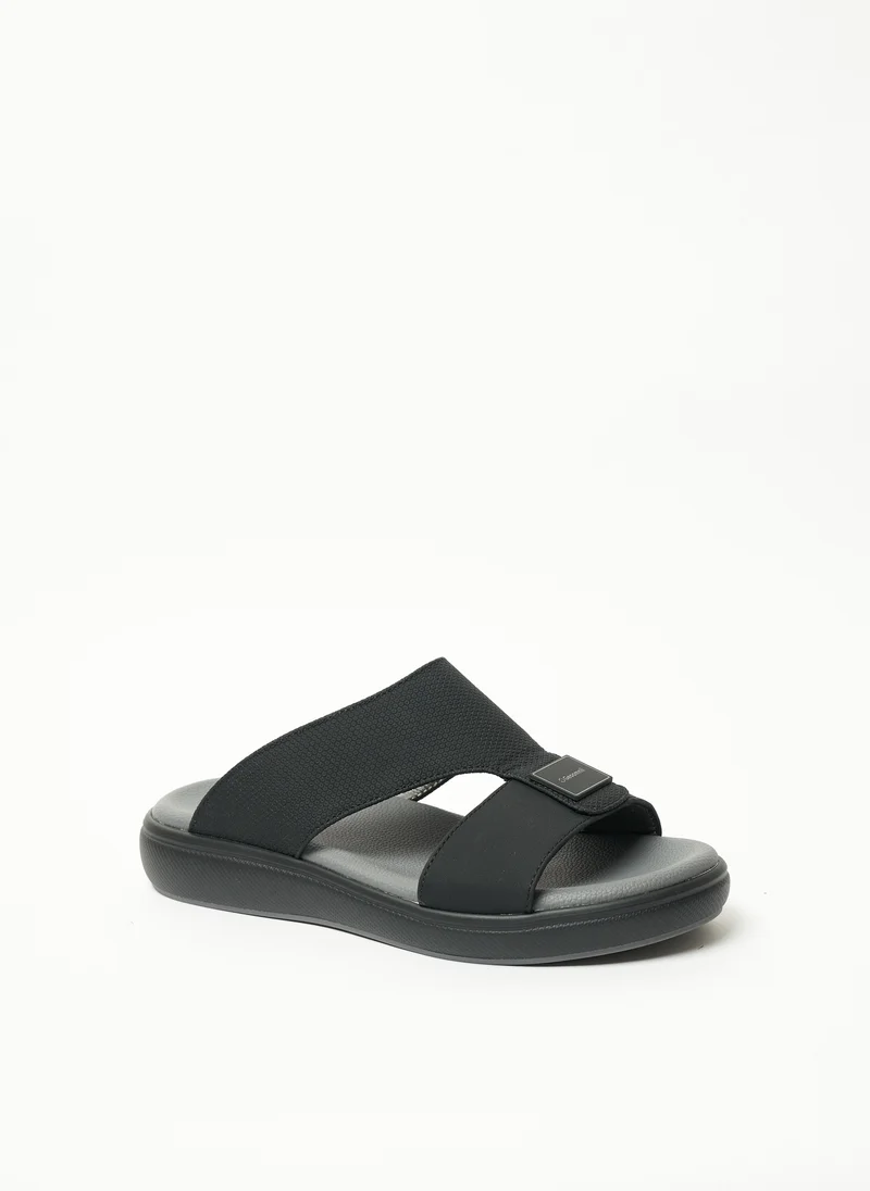 جيومني Geoomnii Mens Arabic Sandals Black