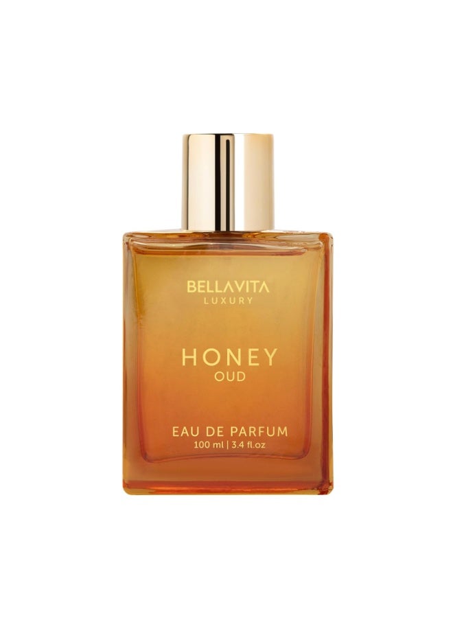Bella Vita Luxury BellaVita Luxury Honey Oud Eau de Parfum (3.4 fl. oz.) | Patchouli, Vanilla, Bergamot, Floral & Spicy + Made with Clean & Vegan Essentials Oils + Cruelty Free | Long-Lasting Unisex Fragrance - Image 1