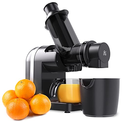 Greater Goods Greater Goods Cold Press Juicer Powerful Slow Masticating Juice Extractor with Quiet Motor for Fruits and Vegetables High Juice Yield Easy to Clean Onyx Black 