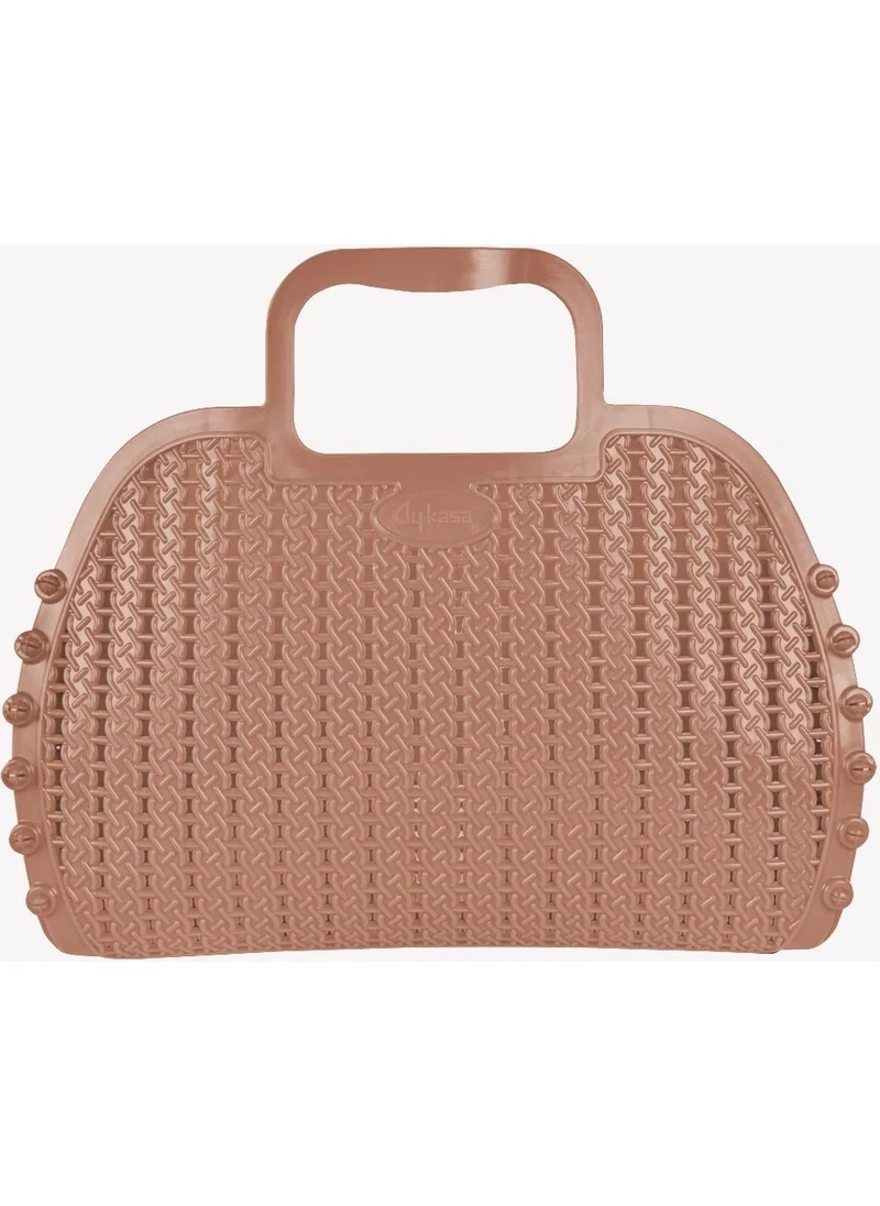 Ayyıldız Aykasa 221026 Warm Taupe Foldable Beach Bag