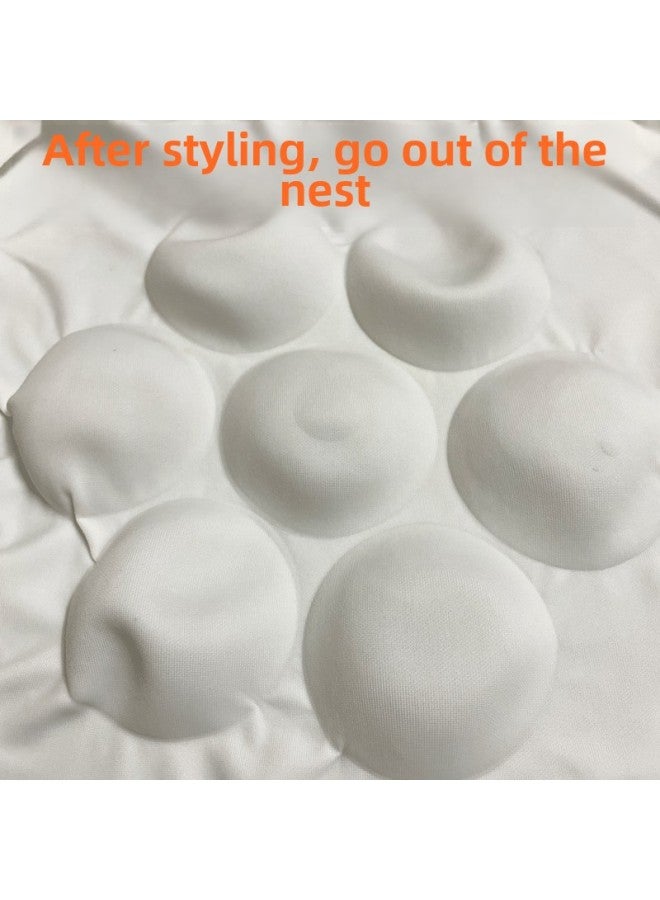 ✅Jh Rice Cake Bubble Mat Cloth Rice Steamed Bread Steamed Cloth Stretch Steamed Cloth Rice Cake Water Tower Cake Stretch Cloth Small White Cake-Size:♣♨♨♨10 Circles (diameter 7*height 2cm) With Steaming Cloth Included♣♨♨♨ - Image 5