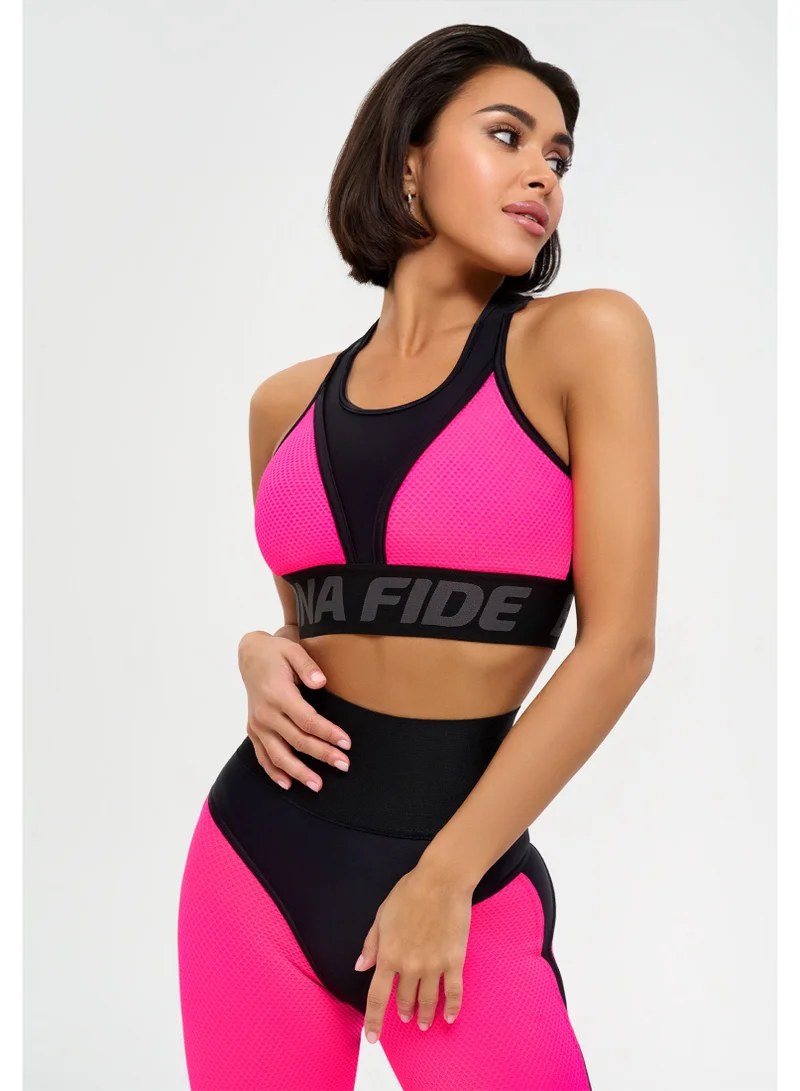 Bona Fide Top for Top Neon Pink Bona Fide High Impact Sports Bra for Women – High Support Workout Bra for Gym, Running & Fitness for Women | Best Price UAE