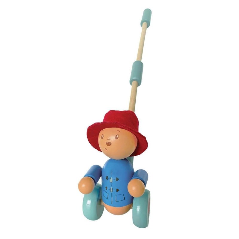 Orange Tree Toys Paddington Bear Toy - Paddington Bear Push Along Toy, Wooden Toys - Early Development & Activity Toys for Girls and Boys, Toddler Toys - Official Licensed Paddington Bear Gifts by - Image 2