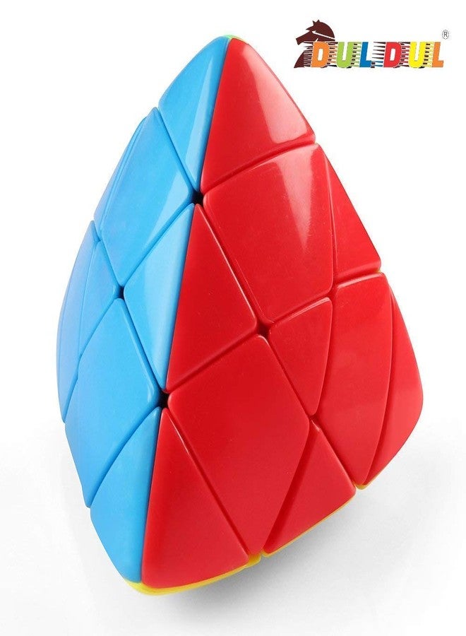 DUL DUL Stickerless Mastermorphix Pyramid Circular Mind Maze Speed Cube - Image 3